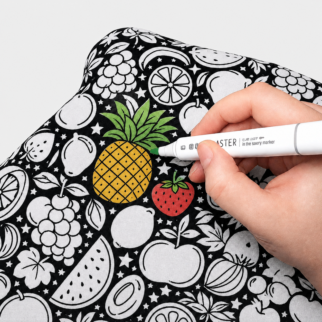 Colorable Doodle Blanket