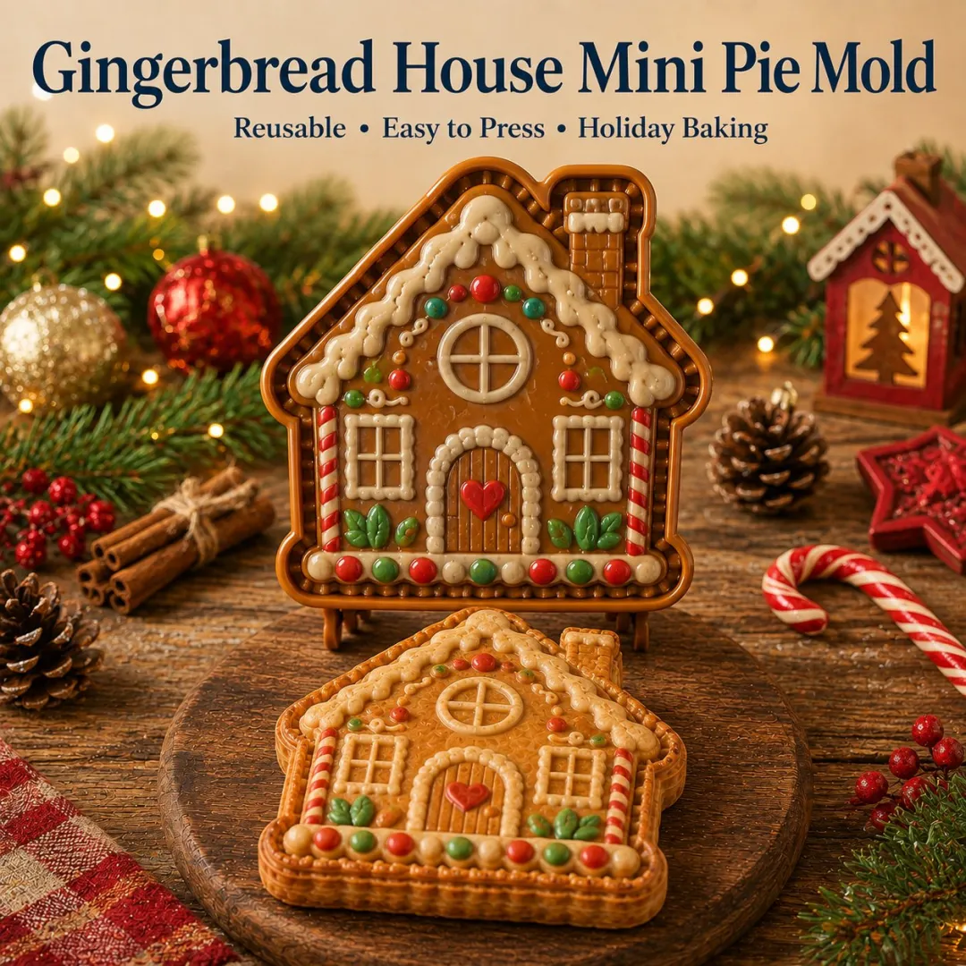 🎄Christmas Pie Mold Collection – 9 Reusable Embossed Holiday Designs