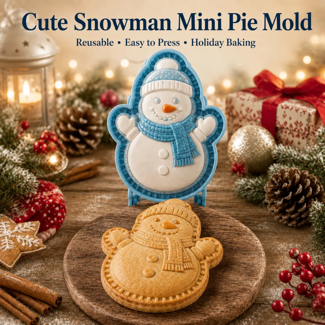 🎄Christmas Pie Mold Collection – 9 Reusable Embossed Holiday Designs