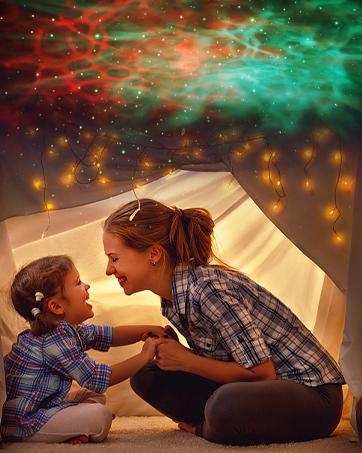 Astronaut Galaxy Star Projector LED Light - Home & Living Room House Decor Tech Gadget,  Remote Control, 360&deg; Adjustable Nebula Ceiling Lamp, Birthday Gift for Boyfriend Men's Room Accessory, Led Lights