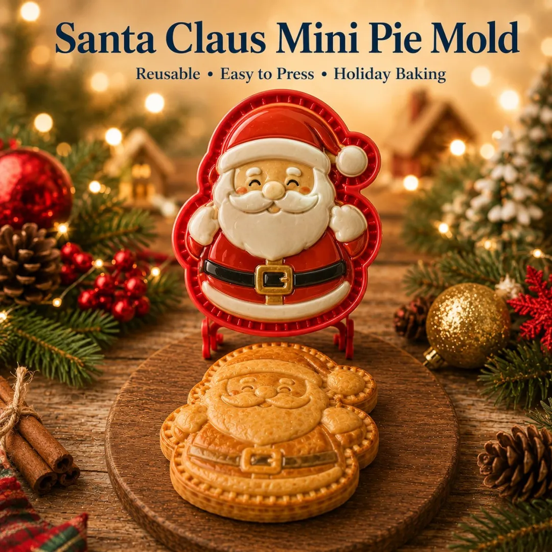 🎄Christmas Pie Mold Collection – 9 Reusable Embossed Holiday Designs