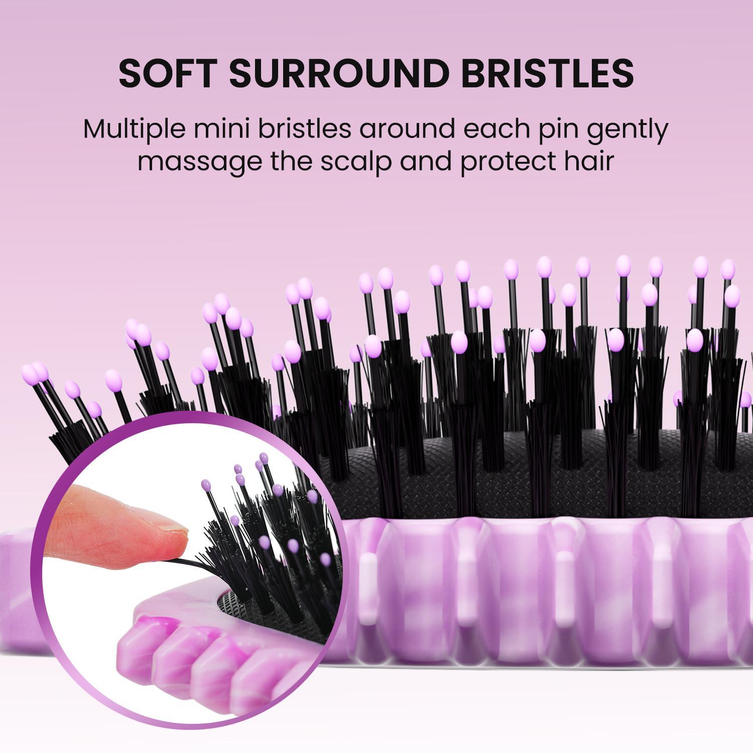 Women's Curl Define Hair Brush &ndash; Effortlessly Detangles, Shapes, and Styles Curls while Reducing Pulling,summerwins