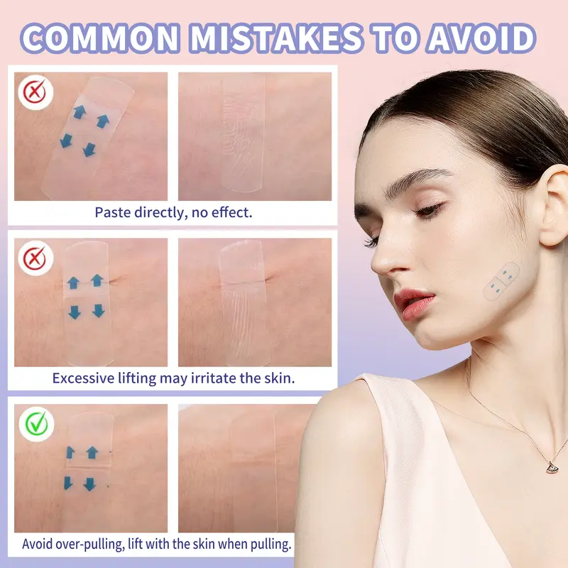 Invisible Face Lifting Tape (120 Pcs)