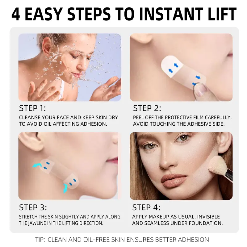 Invisible Face Lifting Tape (120 Pcs)