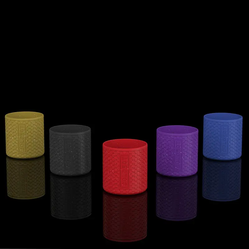 Boots – 5 Pack Silicone Water Bottle Boot Protector Set | Durable Anti-Slip Bottle Bottom Cover to Prevent Dents, Scratches & Noise | Fits COLDEST Bottles & Most Bottles