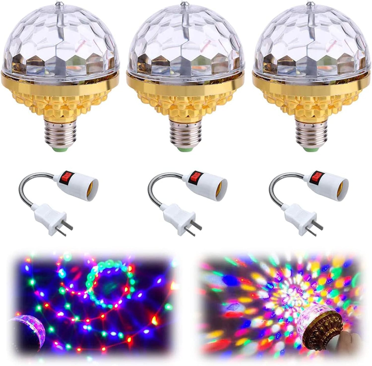 Colorful Rotating Magic Ball Light