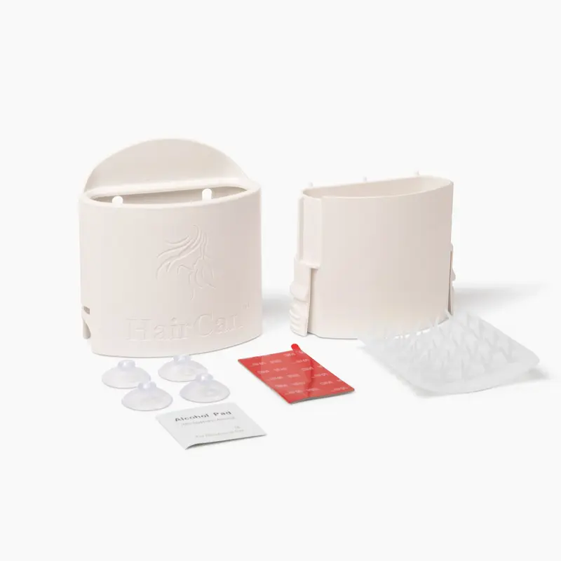 The Chic Hair Catcher Storage Solution Trash Bin with Inner Can Spike Pad & Suction Cups for Hygiene Tool Organiser Clean Shower Adhesive Sticker Stray Hair Hair Loss Shedding Marble Surfaces