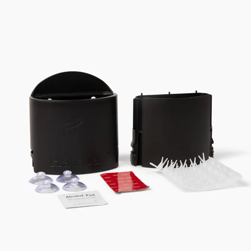 The Chic Hair Catcher Storage Solution Trash Bin with Inner Can Spike Pad & Suction Cups for Hygiene Tool Organiser Clean Shower Adhesive Sticker Stray Hair Hair Loss Shedding Marble Surfaces