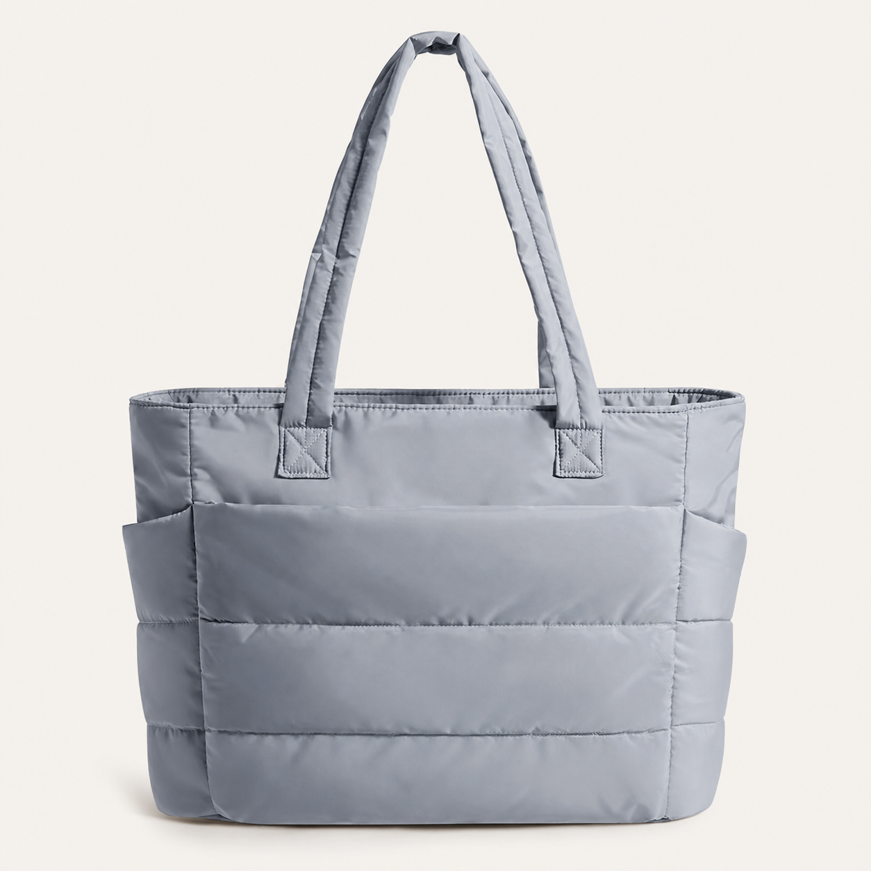 Cute Puffer Tote Bag for Women Interior Laptop Shoulder Handbag,  Tote Bag for Work with Multiple Compartments for Travel , Work and School