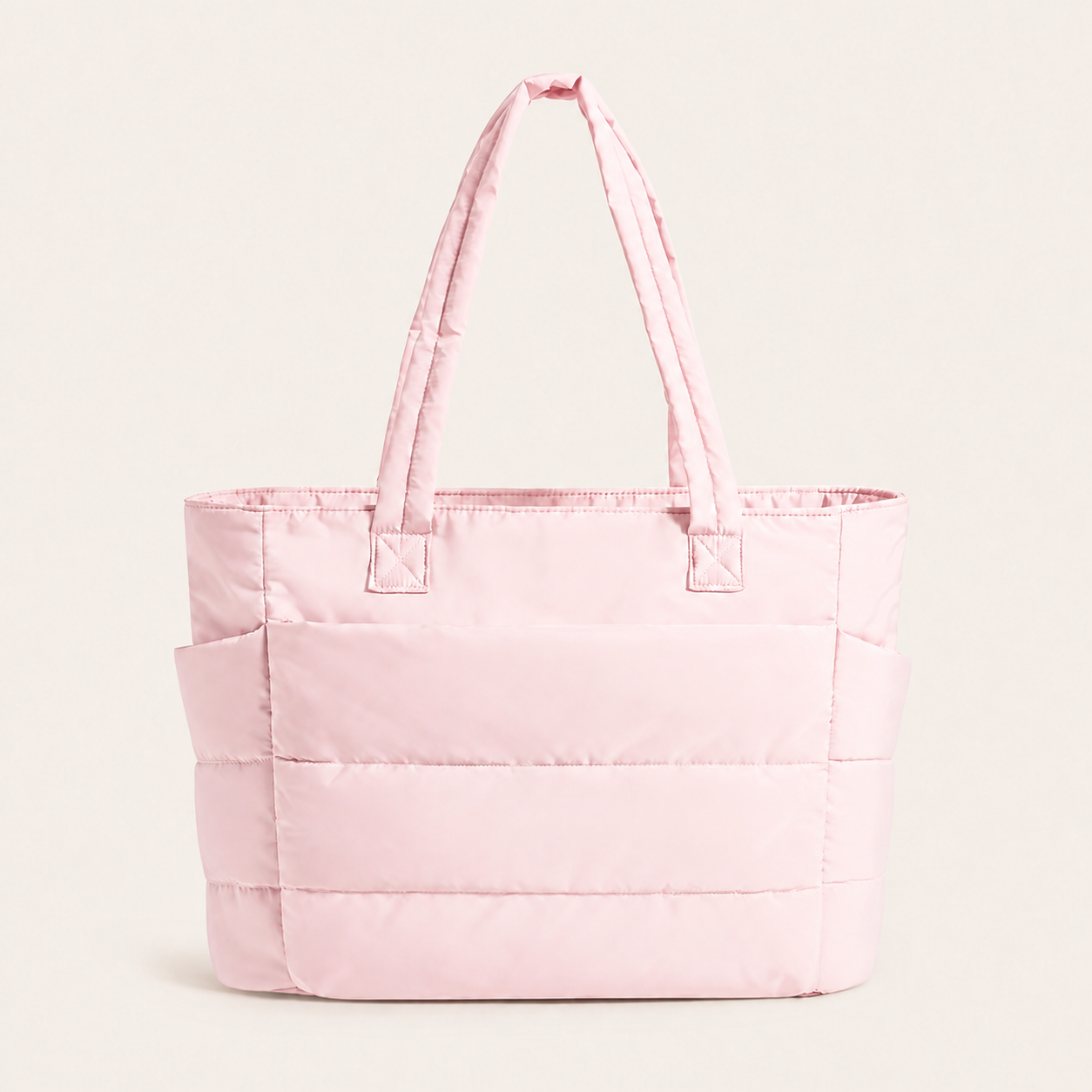 Cute Puffer Tote Bag for Women Interior Laptop Shoulder Handbag,  Tote Bag for Work with Multiple Compartments for Travel , Work and School