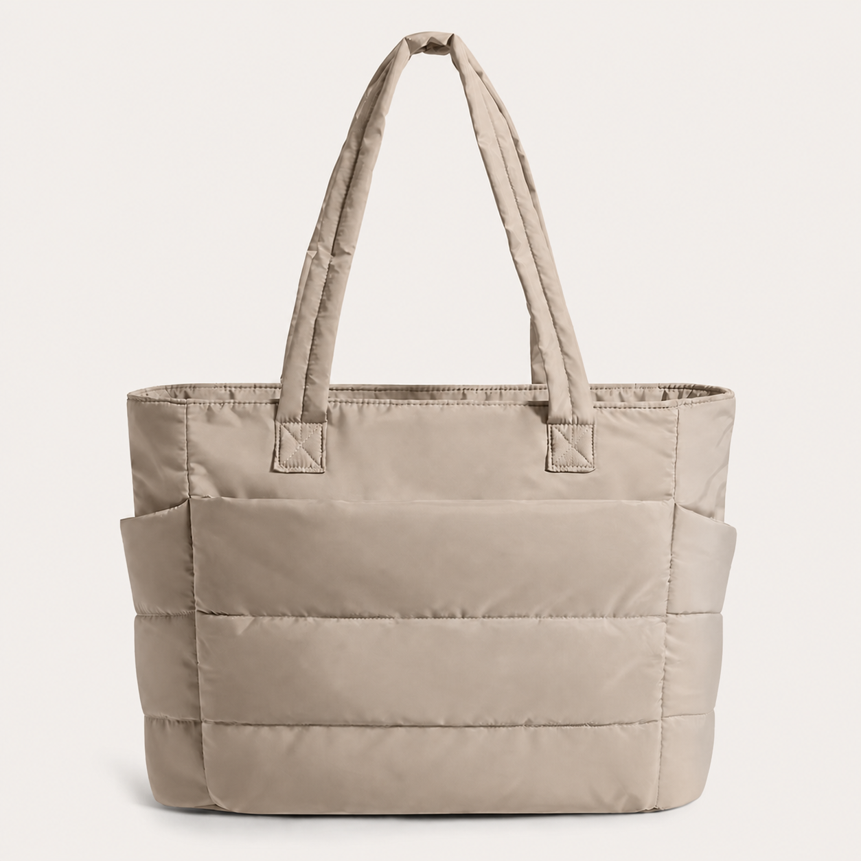 Cute Puffer Tote Bag for Women Interior Laptop Shoulder Handbag,  Tote Bag for Work with Multiple Compartments for Travel , Work and School