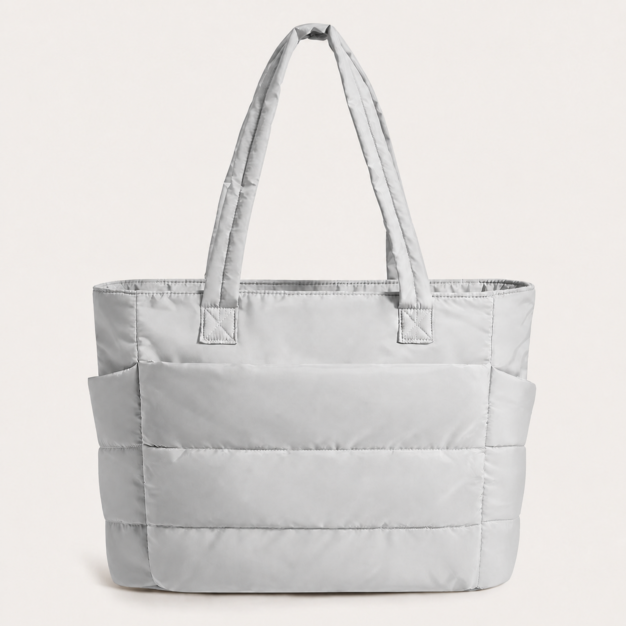 Cute Puffer Tote Bag for Women Interior Laptop Shoulder Handbag,  Tote Bag for Work with Multiple Compartments for Travel , Work and School