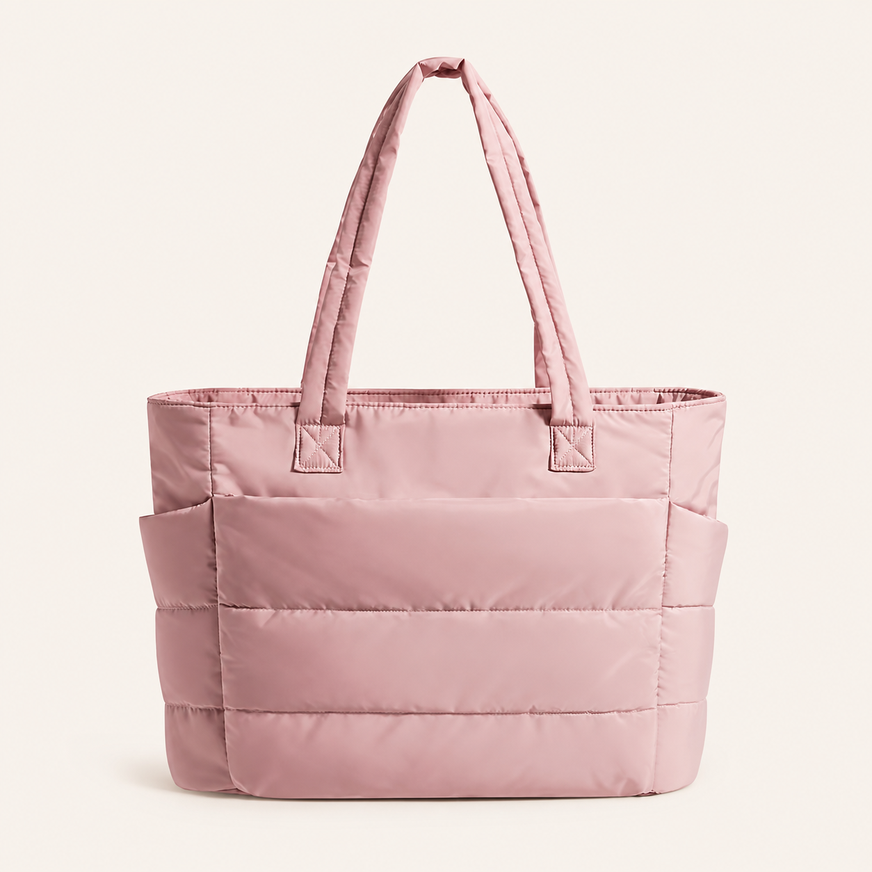 Cute Puffer Tote Bag for Women Interior Laptop Shoulder Handbag,  Tote Bag for Work with Multiple Compartments for Travel , Work and School
