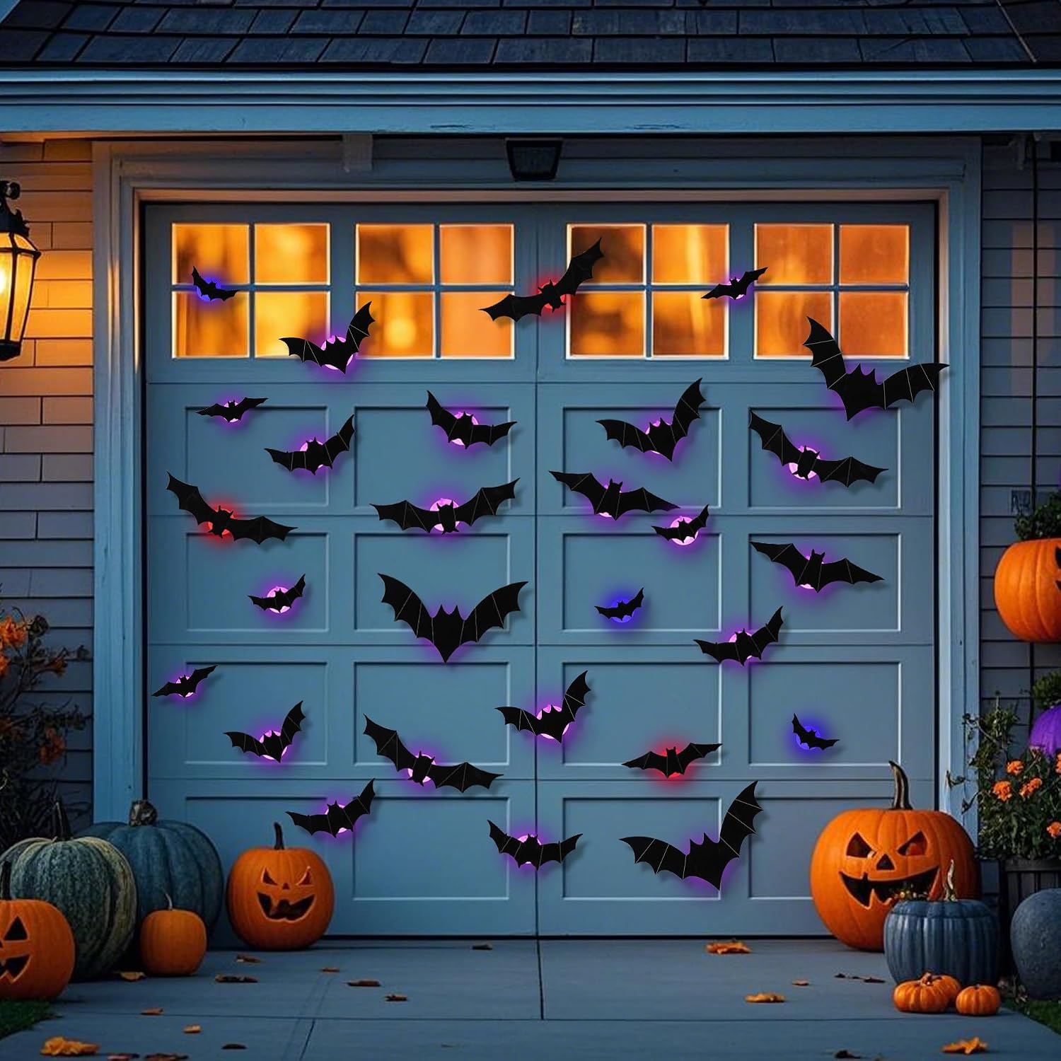 Halloween Bat and Spider Wall Decorations – Indoor Halloween Decor