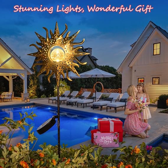 Solar Garden Lights – Transform Your Garden, Patio & Backyard with Warm Glow