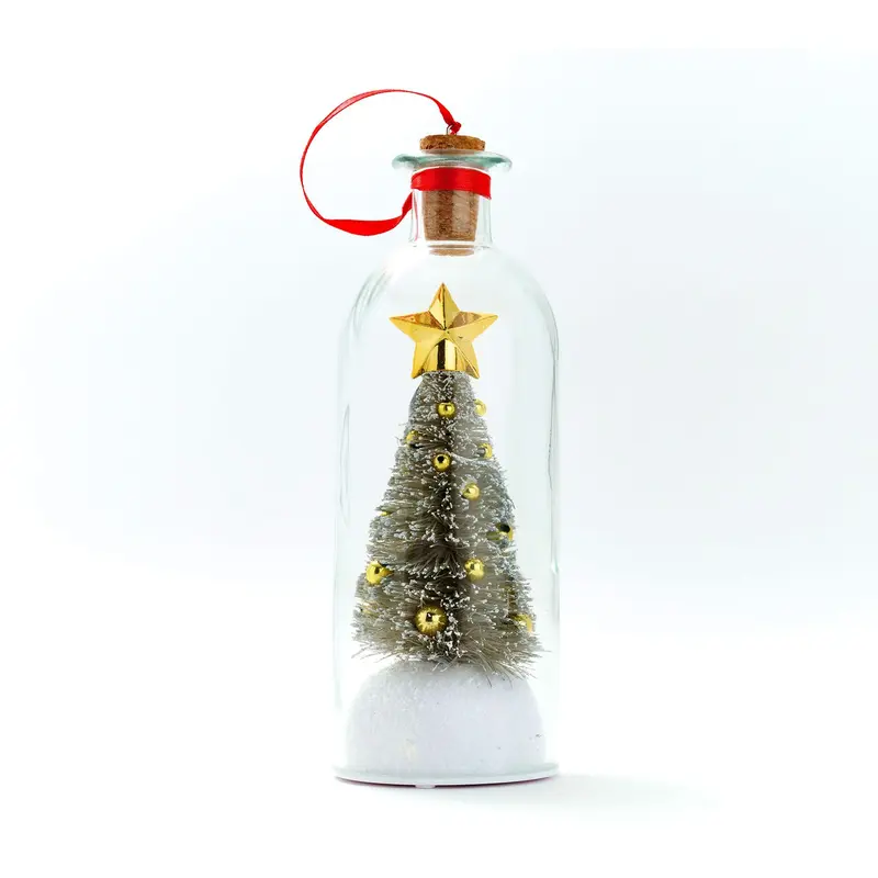 Mr. Christmas 8" Recordable Christmas Tree Message In A Bottle