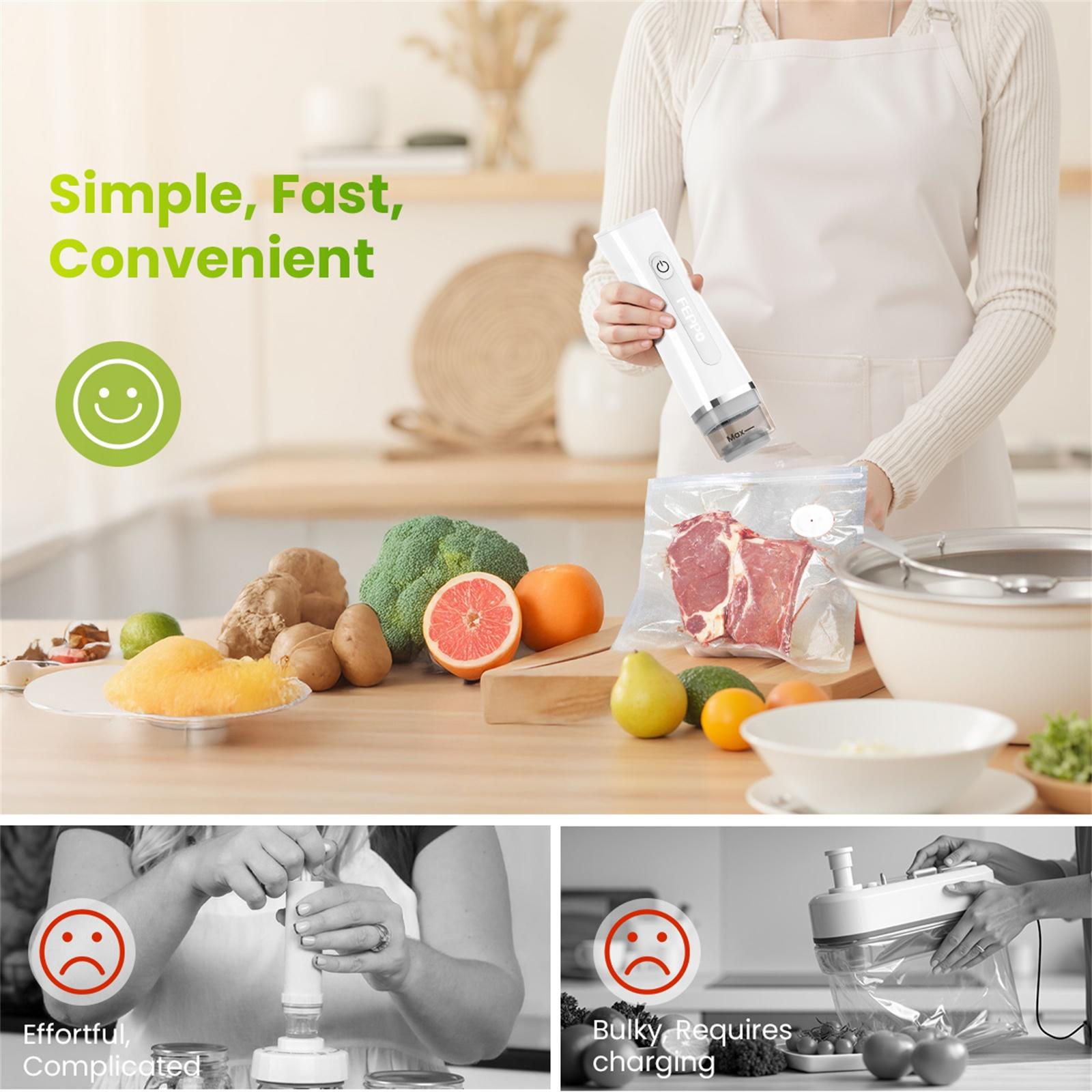 Vacuum Sealer for Food with Visual Water Storage Tank
