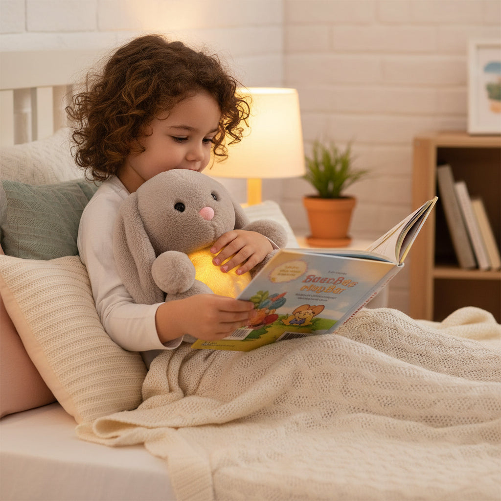 👉 Breathing Sleep Plush Toy – Calming Bedtime Stuffed Animal for Kids