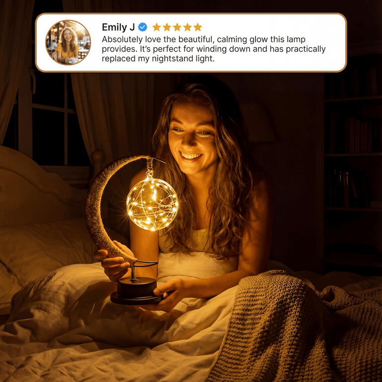 Enchanted Lunar Glow Lamp – Magical Moonlight Desk Lamp for Bedroom, Living Room & Gifts