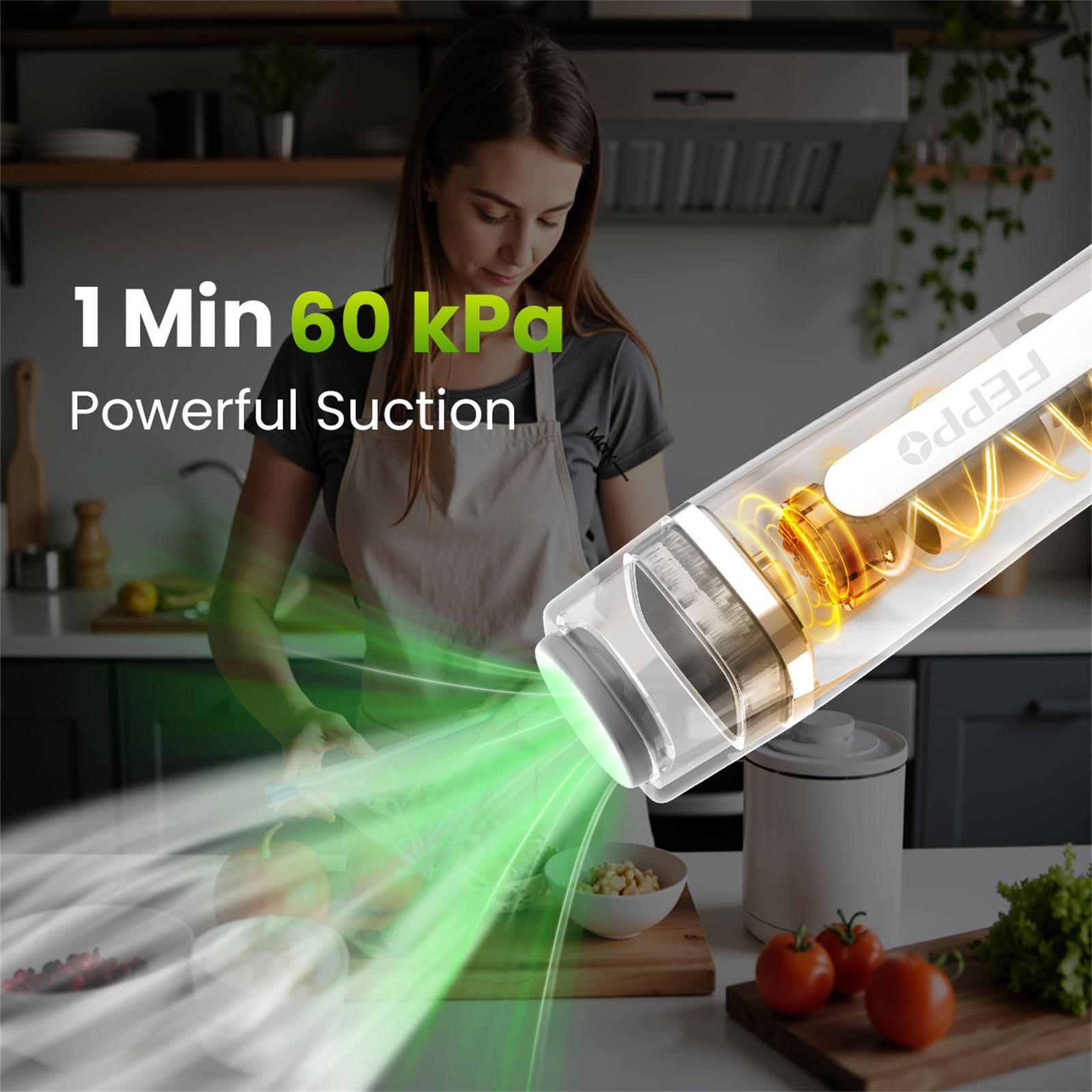 Vacuum Sealer for Food with Visual Water Storage Tank
