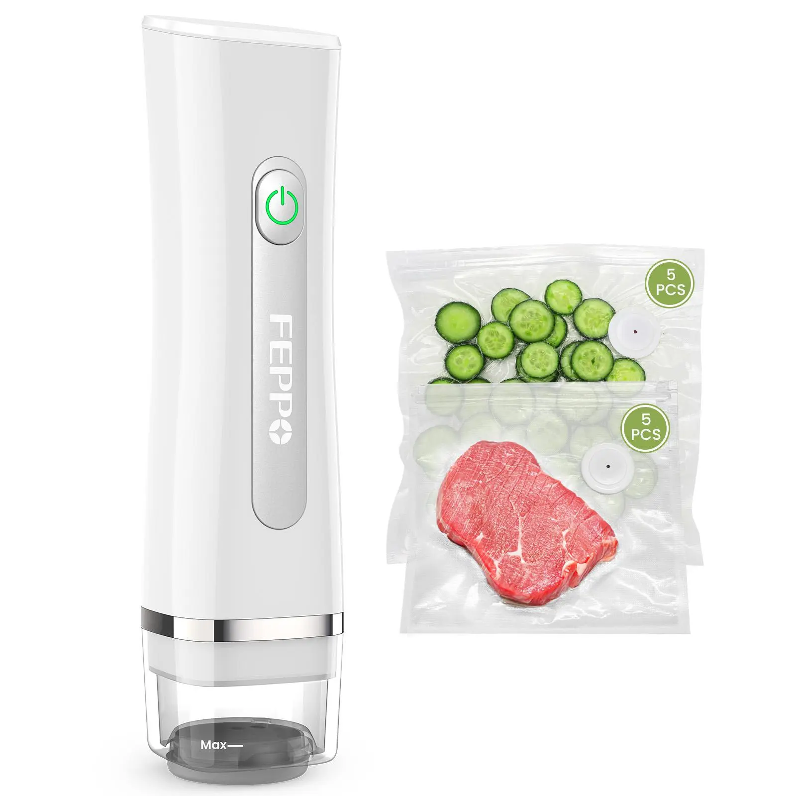 Vacuum Sealer for Food with Visual Water Storage Tank