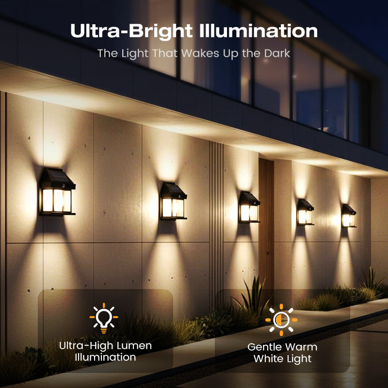 💡🎉 50% OFF! Solar Wall Light with Motion Sensor – Weatherproof, Zero-Energy-Cost Solar Lights 🌟