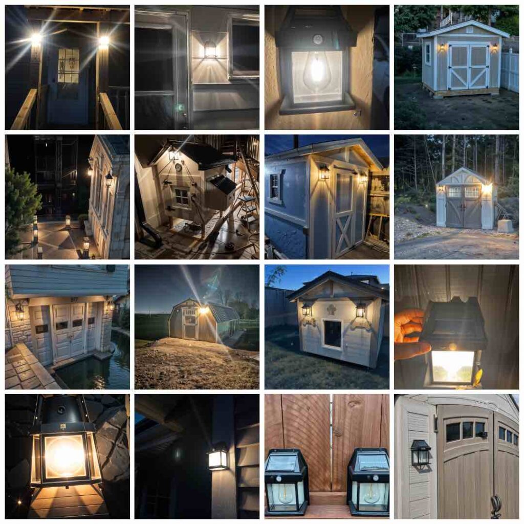 Outdoor placement inspiration for solar wall lanterns