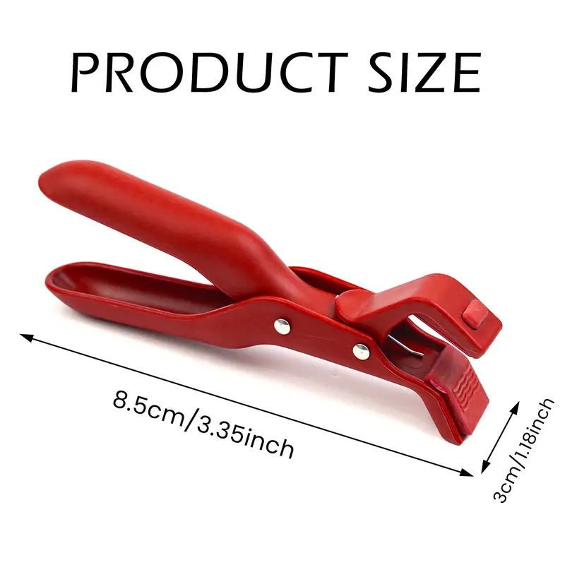 2 Counts Hot Plate Gripper, Multi-Purpose Anti-Scald Tool for Bowls, Plates, Pans, Serving as Holder, Clip, Tongs, Clamp in Kitchen