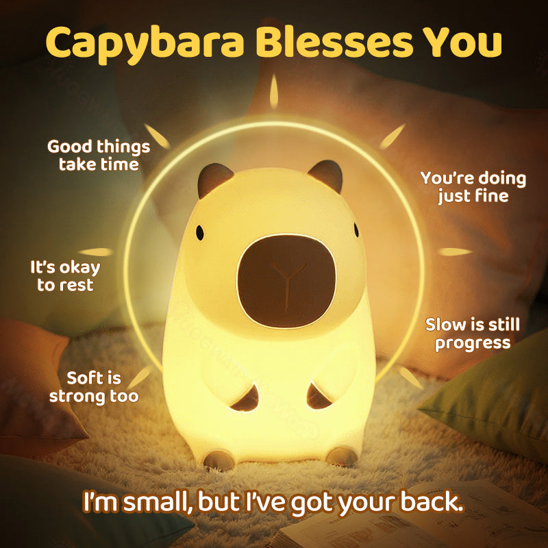 Capybara Squishy Night Light - Perfect Gift 🎁
