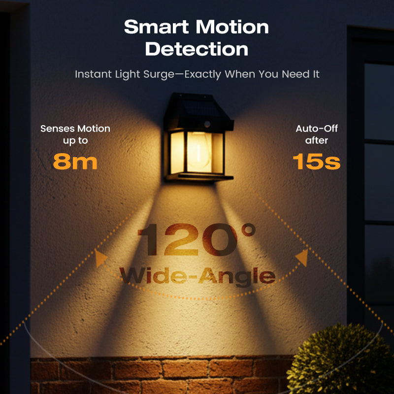 💡🎉 50% OFF! Solar Wall Light with Motion Sensor – Weatherproof, Zero-Energy-Cost Solar Lights 🌟