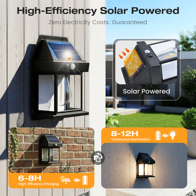 💡🎉 50% OFF! Solar Wall Light with Motion Sensor – Weatherproof, Zero-Energy-Cost Solar Lights 🌟