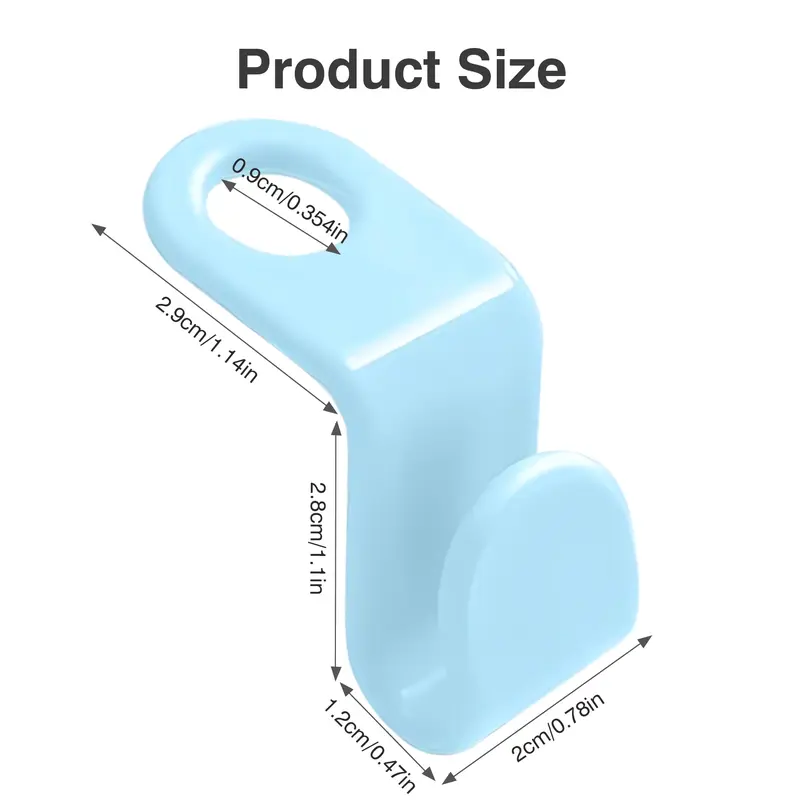Space Saving Hangers Connector Hooks 20 Counts, High Load-bearing Clothes Hanger Connector Hooks, Hooks for Hangers, Random Colors