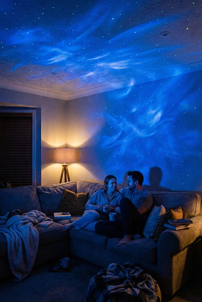 Aurora projector room lighting