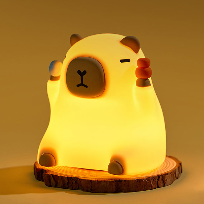 Capybara Squishy Night Light - Perfect Gift 🎁