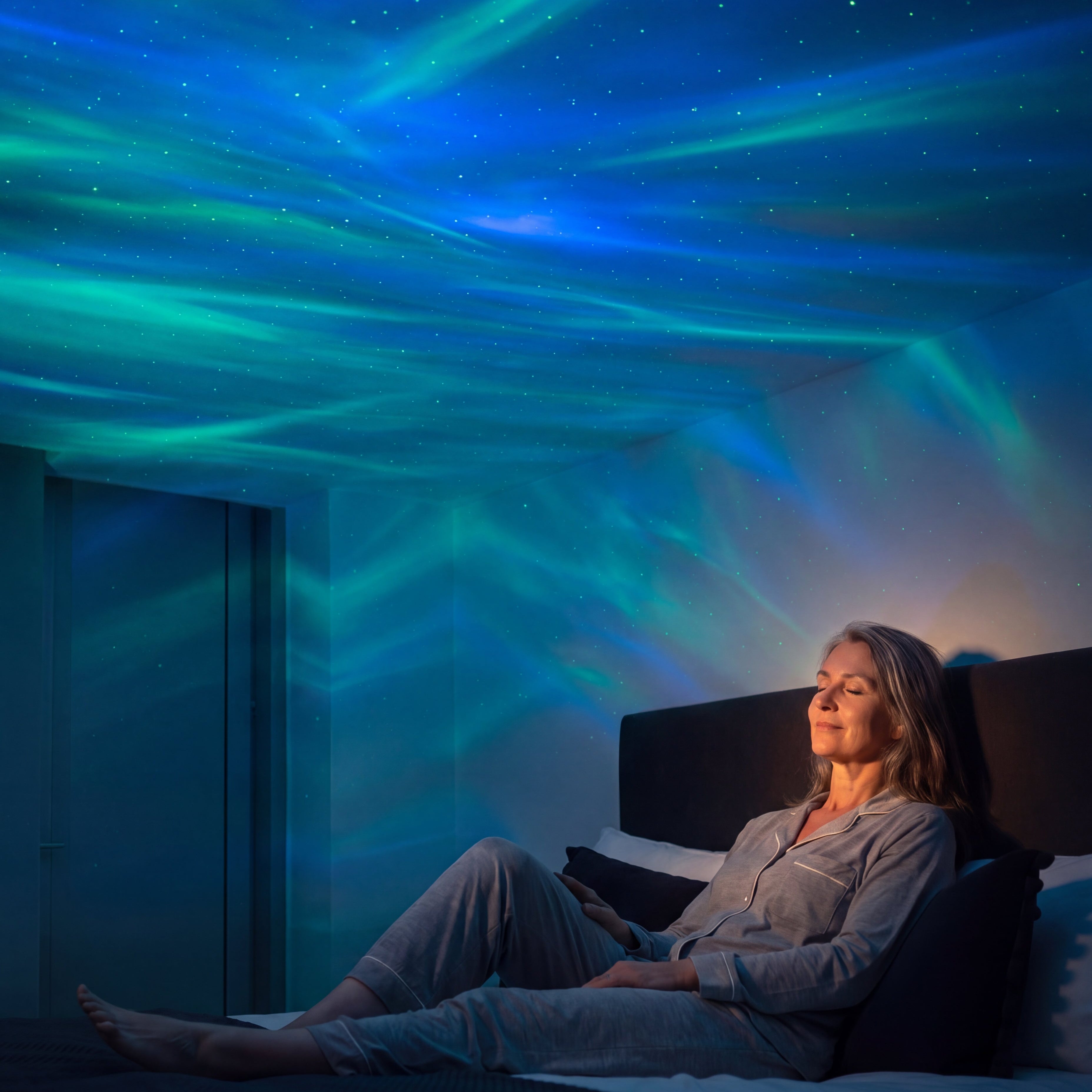 Aurora projector room lighting