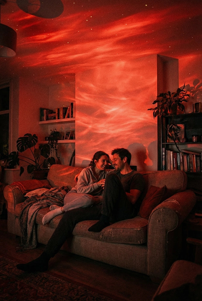 Aurora projector room lighting