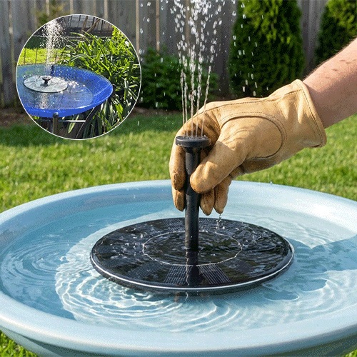 Animated fountain setup demonstration