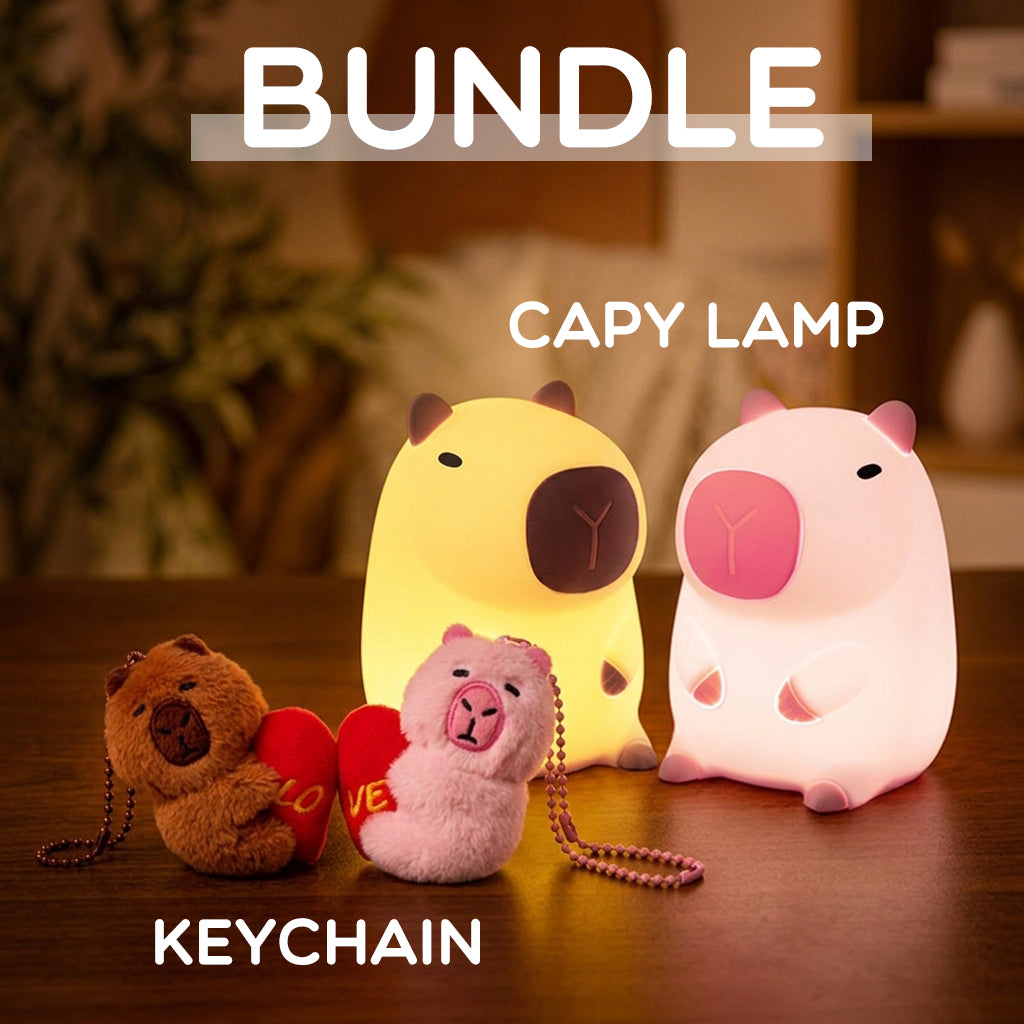 Capybara Squishy Night Light - Perfect Gift 🎁