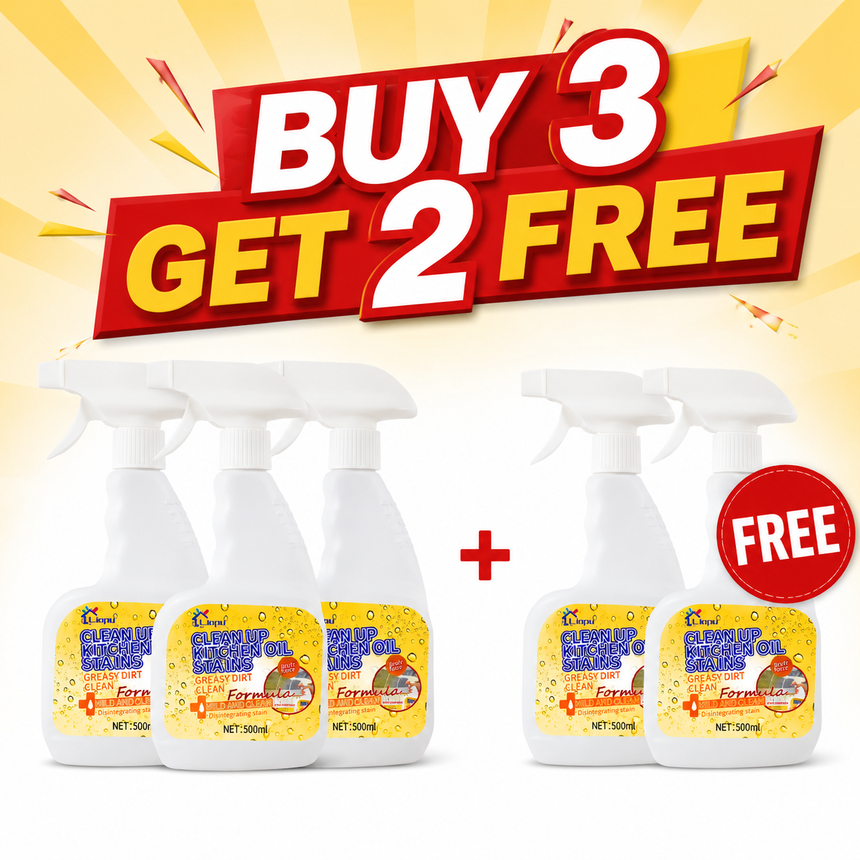 📢📢Buy 2 get 1 free⏰Oven & Grill Cleaner Spray