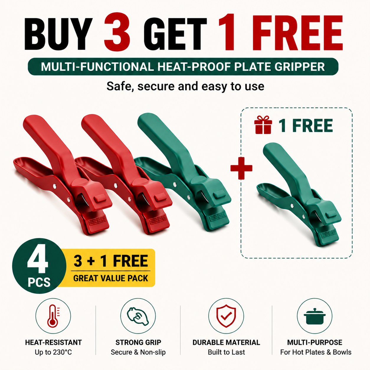 🔥Multi-Purpose Anti-Scald Bowl Holder Clip for Kitchen