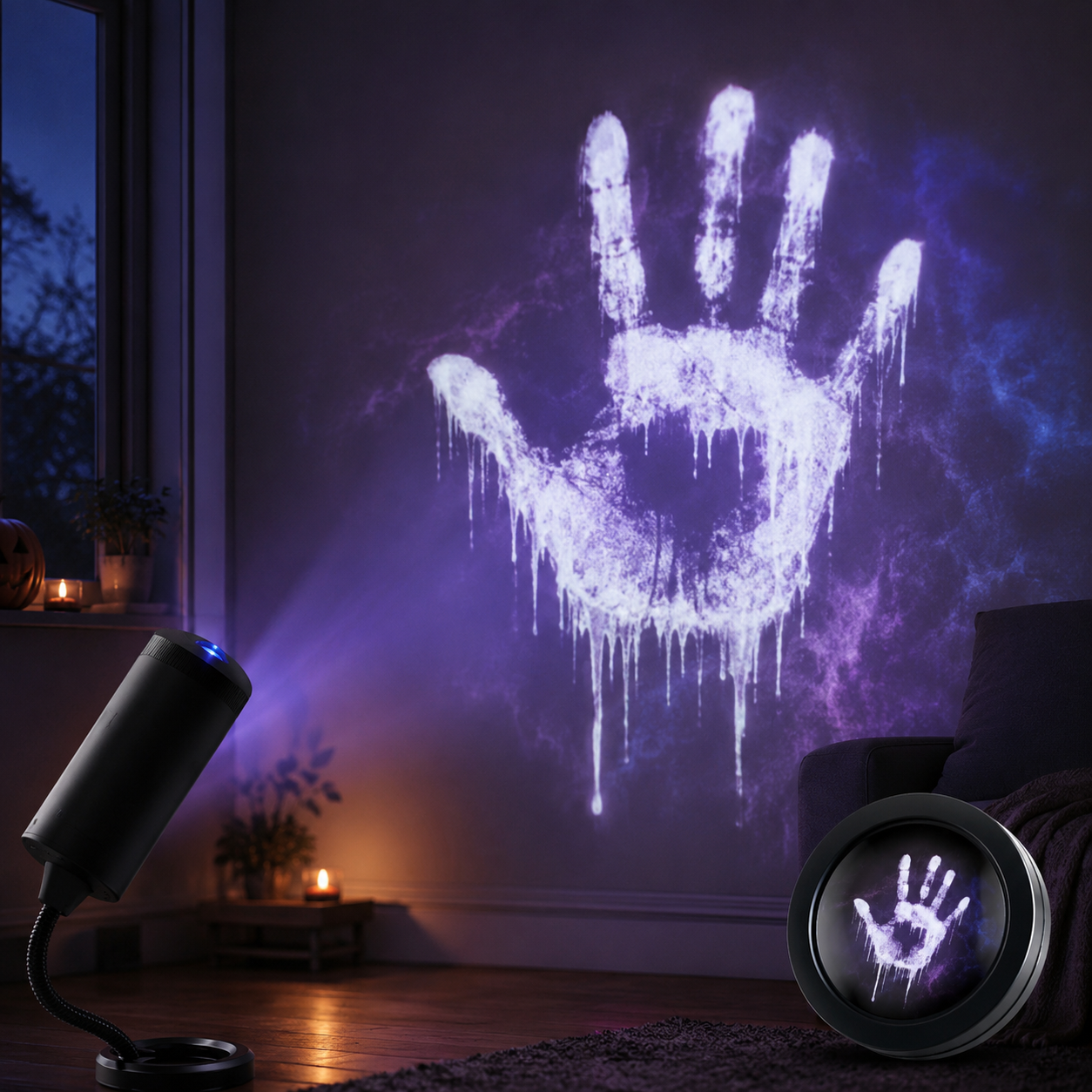 Halloween Projection Lens Set – 6 Spooky Scenes
