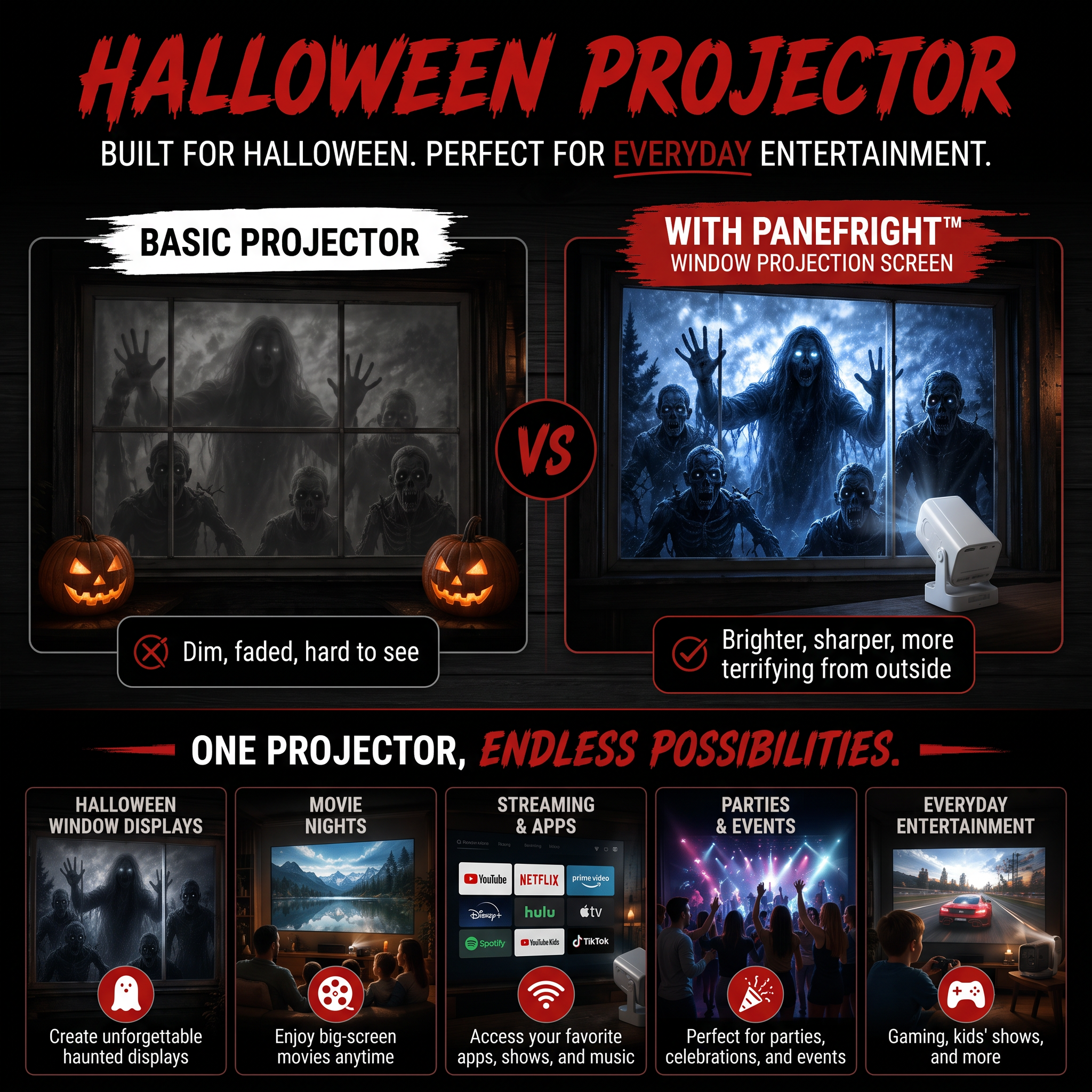 🎃Halloween Window Projector
