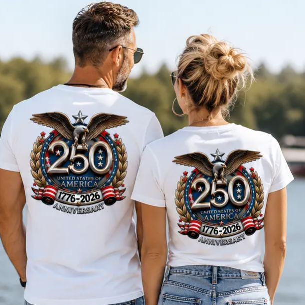 USA 250th Anniversary Freedom T-Shirt – Patriotic Independence Day Graphic Tee 1776–2026