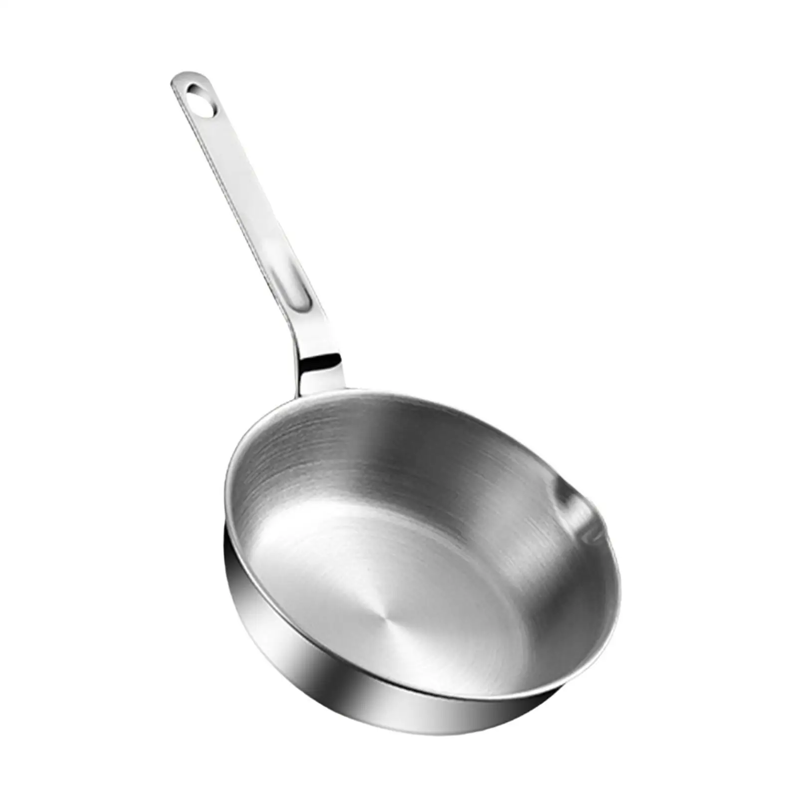 Stainless Steel Frying Pan with Long Handle Cooking Eggs Sandwich Fried Steak Pot for All Stovetops Gas Home Stoves Kitchen Stainless Steel Frying Pan with Long Handle Cooking Eggs Sandwich Fried Steak Pot for All Stovetops Gas Home Stoves Kitchen