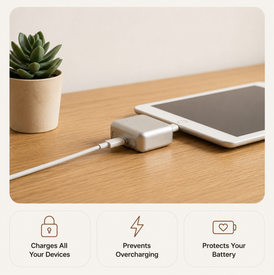Smart USB-C Auto Disconnect Charging Protector