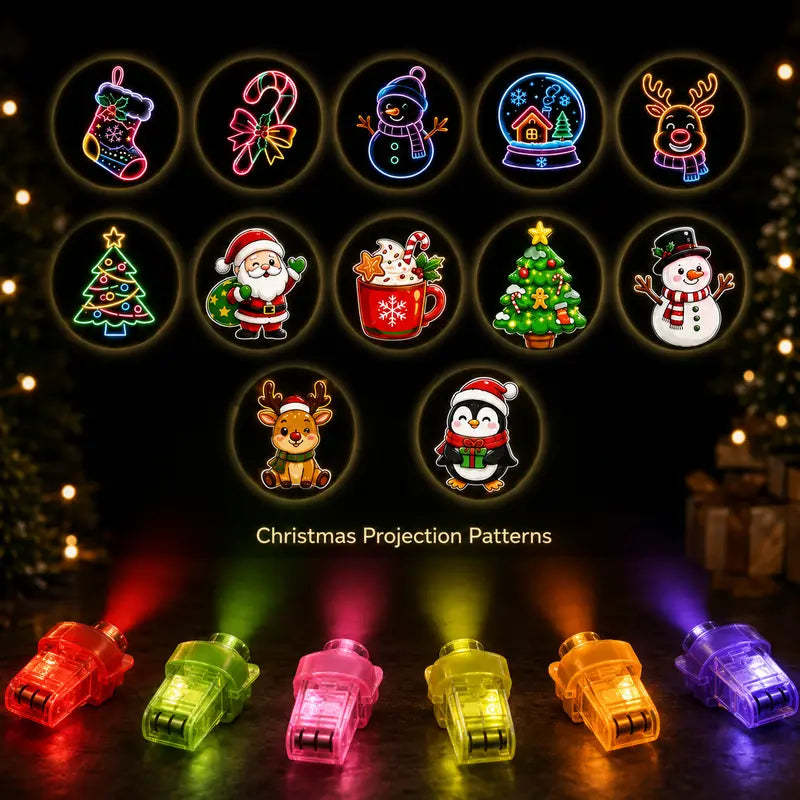 Kids Halloween LED projector finger rings