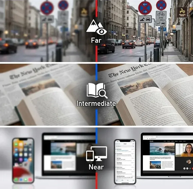 [Regain Your Youthful Vision] Smart Zoom Diamond-Cut Reading Glasses（Zoom range: 100-250°，Non-photochromic）