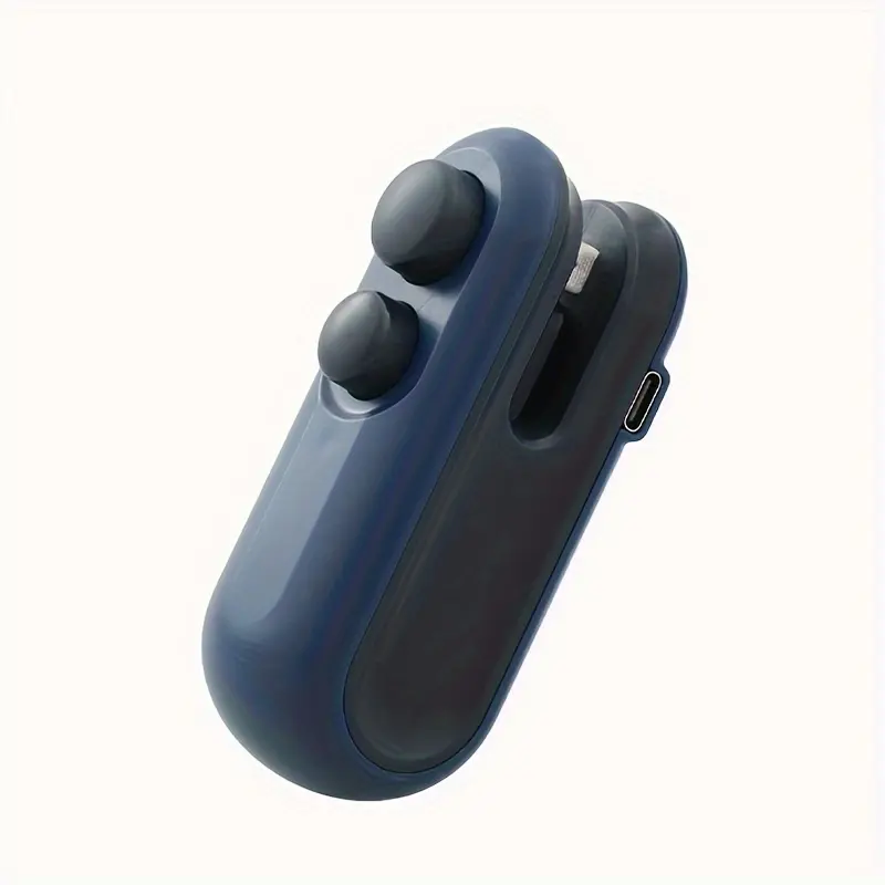 Mini snack bag sealing machine,2 in 1 heat USB rechargeable snack bag selaer