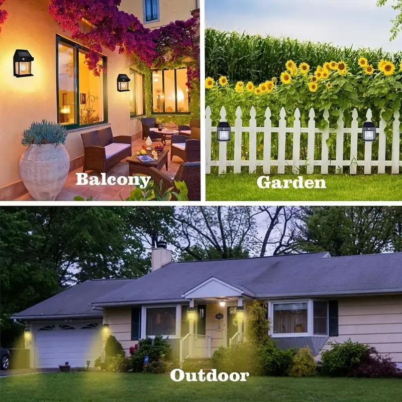 Solar Powered Outdoor Wall Lights