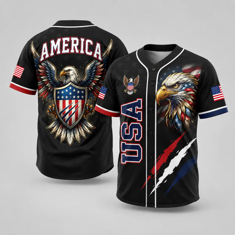 Patriotic Statue of Liberty 1776–2026 - USA 250th Anniversary Baseball Jersey Unisex Shirt
